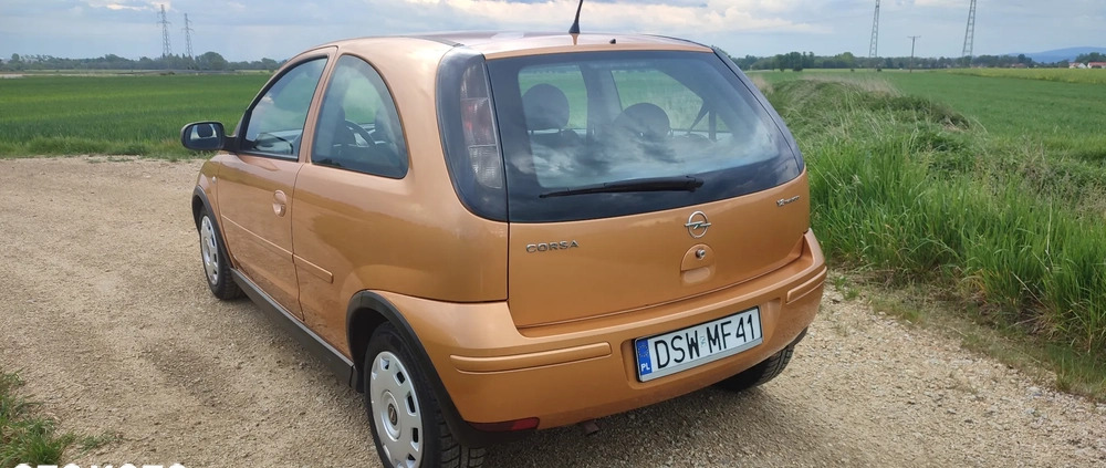 Opel Corsa cena 6400 przebieg: 207808, rok produkcji 2005 z Strzegom małe 781